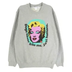 COMME des GARCONS コムデギャルソン 24SS FM-T002 SHIRT シャツ Andy Warhol Marilyn Monroe アンディウォーホル マリリンモンロー クルーネック スウェット トレーナー グレー系 L【中古】のサムネイル