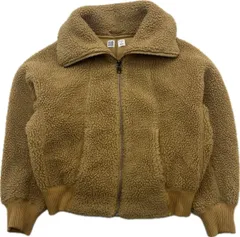 UNIQLO U ☆ ユニクロ モコモコ◎ ボア フリース ジャケット ブラウン M レディース 秋冬 着まわし◎ 大人カジュアル 人気 定番■ED296