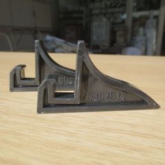 スタンド 脚 足 スマホ 写真立て 画材 足台 下駄型 板石台 80x12x45mmｘ2個