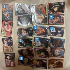 鬼滅の刃 デコステッカー 1・2 47枚 セミコンプ