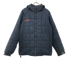 コロンビア フーデッド 中綿 ジップジャケット M ネイビー Columbia アウトドア メンズ