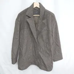 ■ ⊇ EMODA エモダ 長袖 コート サイズF カーキブラウン系 レディース E  【1409240043089】