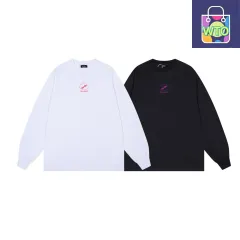 【本日限定特価】ON 819 メンズ ロングスリーブ Tシャツ プリント ブラック/ホワイト S-L [本日特価|新品未使用品]