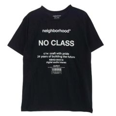 NEIGHBORHOOD ネイバーフッド 伊勢丹新宿ポップアップ限定 NO CLASS/C-TEE.SS  クルーネック 半袖 Tシャツ ブラック系 L【中古】