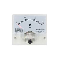 新品 uxcell アナログ電圧パネル 85C1-V DC 0-30V アナログパネルメーター電圧計 クラス2.5