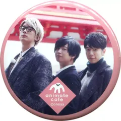 【中古】バッジ・ピンズ(男性) 西山宏太朗＆江口拓也＆斉藤壮馬 トレーディング缶バッジ(ピンク) 「『江口拓也の俺たちだっても～っと癒されたい!』『斉藤壮馬の和心を君に』『西山宏太朗の健僕ピース!』『鳥海浩輔・前野智昭の大人のトリセツ』×animatecafe