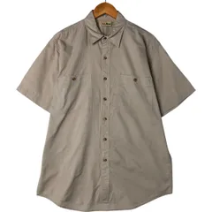 古着 90~00年代 エルエルビーン L.L.Bean 半袖 コットンシャツ メンズM相当/eaa552729
