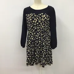 MAJESTIC LEGON マジェスティックレゴン ワンピース ひざ丈スカート 長袖ワンピース 花柄ワンピース フレアスカートのサムネイル