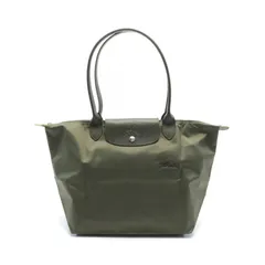 ロンシャン Longchamp トートバッグ ル プリアージュ グリーン L L1899919479L フォレスト キャンバス レザー ショルダーバッグ レディース 新品