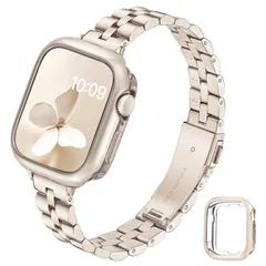 【在庫処分】7 8 9 6 Se Watch 5 Watch ベルトレディース、互Apple ステンレス、おしゃれ対応のアップルウォッチ 4 バンド バンド 3 38mm、ファインタッチ、耐衝撃ソフトで快適なケース、コンパチブル超細Apple 40mm 2