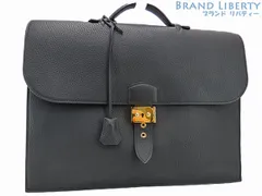 エルメスサックアデペシュトリヨンクレマンスレザーアルデンヌ二層A4ブリーフケース エルメスサックアデペシュトリヨンクレマンスレザーアルデンヌ二