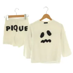 ジェラートピケ gelato pique キッズ ハロウィン限定 GHOSTプルオーバー パンツ セットアップ ルームウェア パジャマ S オフホワイト ブラック /ES ■OS