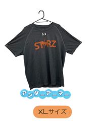 アンダーアーマー　半袖Tシャツ　グレー　STARZ　英字プリント　UNDERARMOUR　U-427
