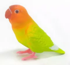【中古】トレーディングフィギュア ボタンインコ(黄) 「手のりインココレクション ～ニューフェイス登場～」
