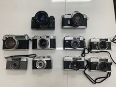 フィルムカメラ、レンズ　まとめ売り　ジャンク品 10点