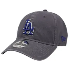 ニューエラ キャップ ミニロゴ NewEra ロサンゼルス・ドジャース 9TWENTY MLB LA NY メジャーリーグ メンズ レディース 帽子 定番 チャコール グレー