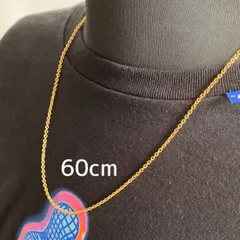 チェーン ゴールド 60cm メンズ ネックレス アクセサリー