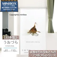【MINIBOX のれん制作工房 正規販売店舗】【匿名配送ネコポス 送料無料】のれん うおづら「バンブルビーキャット」 幅85×丈150cm【日本製】金魚 UOZURA 熱帯魚 さかな フォト 写真 暖簾 間仕切り 家紋 タペストリー ポスター