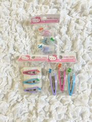 【3個セット】 ハローキティ　スリーピン　ヘアゴム　平成レトロ　サンリオ