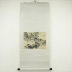 中国近代　古掛け軸中国民間画家 肉筆保證 唐物 AK1584A10-4 中国近代 古掛け軸中国民間画家 肉筆保證 唐物 AK1584A10-4