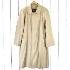 5TA062】バーバリー Burberrys 100％コットン 比翼仕立て 5つボタンシングル ステンカラーコート L ベージュ WRO50-023-70【中古】【メンズビジネス】202501