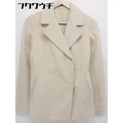 ■ ◎ INED イネド アンゴラ混 ベルト付 長袖 コート サイズ2 ベージュ レディース  【中古】 【1104280007045】