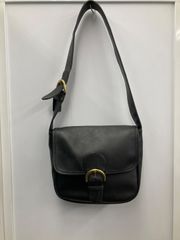 9951 オールド コーチ ショルダーバッグ グラブタンレザー ブラック
