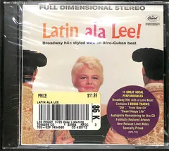 【未開封CD】Peggy Lee Latin Ala Lee! ペギー・リー