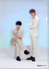 【中古】クリアファイル 白岩瑠姫＆與那城奨(JO1)/縦型 A4クリアファイル 「CD The STAR」 楽天ブックス購入特典