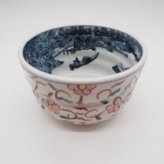 箱付き】源右衛門 染錦薊絵（飯碗） - メルカリ