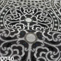 袋帯 ビーズ刺繍 スリーシーズン 正絹 六通 D040