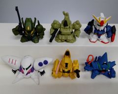 SDガンダムフルカラー全部で49体とパーツ Amazon | ガシャポン SDガンダム フルカラーステージ 22 全6種