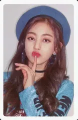 【中古】コレクションカード(女性) TWICE/ジヒョ/裏面ピンク/5TH MINI ALBUM CD「What is Love?」初回購入特典フォトカードセット(A Ver.)