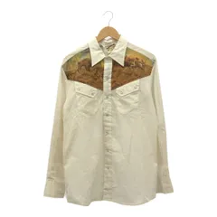 KENNINGTON ウエスタンシャツ 70’s ヴィンテージシャツ 白シャツ ホワイト 長袖 vintage ケニントン