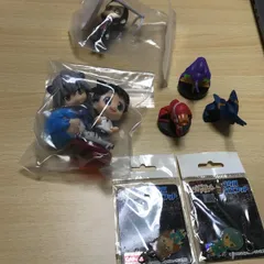 送料無料 エヴァンゲリオン メタルマスコット 綾波レイ アスカ ラングレー フィギュア まとめ 胸像 s4-1 1220