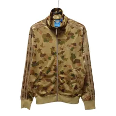 【希少】adidasジャージ　ファイヤーバード 総柄 カモフラ 迷彩 3XL 希少 新品タグ付 アディダスオリジナルス (公式モデル) 迷彩柄