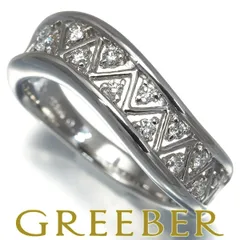 星の砂 リング ダイヤ ダイヤモンド 0.24ct ウェーブ Pt900 #166171  