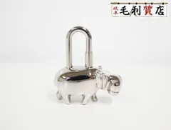HERMES エルメス カデナ24Kメッキ No.62  62番　鍵付き HERMES エルメス カデナ 24Kメッキ No.62 62番 鍵付き