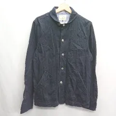 ◇ ⊇ BEAUTY & YOUTH UNITED ARROWS ストライプ柄 長袖 ジャケット サイズL ネイビー ホワイト メンズ E  【1409240061861】