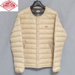 ★DANTON Crew Neck Inner Down Jacket JD-8748 オイスターホワイト レディース クルーネックインナーダウンジャケット ダントン★