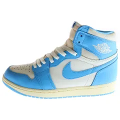 NIKE (ナイキ) AIR JORDAN 1 RETRO HIGH OG UNC Reimagined エアジョーダン1 レトロ UNC リイマジンド ハイカットスニーカー ブルー/ホワイト US10.5/28.5cm DZ5485-402