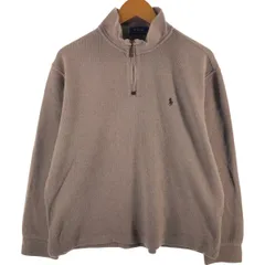 古着 ラルフローレン Ralph Lauren POLO RALPH LAUREN ハーフジップスウェットシャツ トレーナー メンズL相当/eaa489865