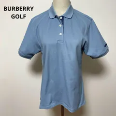 BURBERRY GOLF バーバリーゴルフ ポロシャツ S ライトブルー