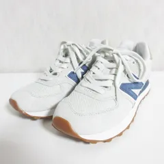 美品 New Balance ニューバランス ML574LGI ローカット スニーカー ランニングシューズ 22.0cm D ライトグレー レディース 古着 中古 USED