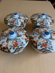 骨董品陶芸コレクション有田焼湯呑４点セット