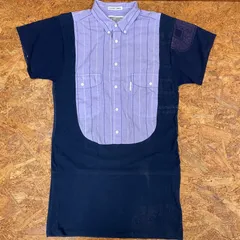 LEVI’S SILVER LABEL シャツ使用 リメイクワンピース リーバイス Levi's BIG E ヒザ丈 カスタム レディース Ladies ヴィンテージ ユーズド USED 古着のサムネイル