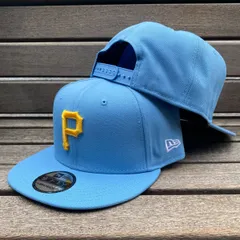 USA仕様 9FIFTY ニューエラ MLB ピッツバーグ パイレーツ Pirates スナップバックキャップ Essentials Sky Blue (950-207)