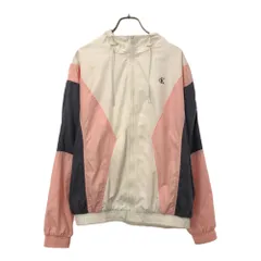 カルバンクラインジーンズ 長袖 ウインドブレーカー M ホワイト Calvin klein Jeans 裏メッシュ ジップパーカー レディース 古着 【240412】