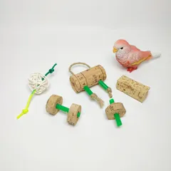 z6　コルク薄切り　インコ　カジカジ ガジガジおもちゃ　バードトイ　破壊系 z6 コルク薄切り インコ カジカジ ガジガジおもちゃ バードトイ