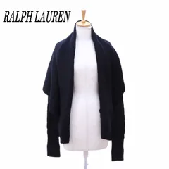 RALPH LAUREN ラルフローレン ボレロカーディガン 羽織り M BLK/黒